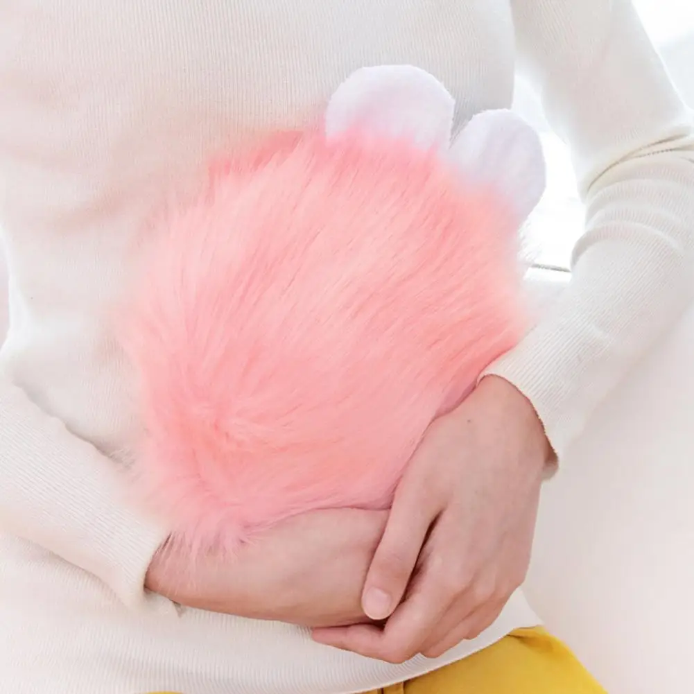 

Cute Cartoon Hot Water Bottle Water Injection Trumpet Female Student Explosion-proof Plush Hand Warmer Baby Portable Washable
