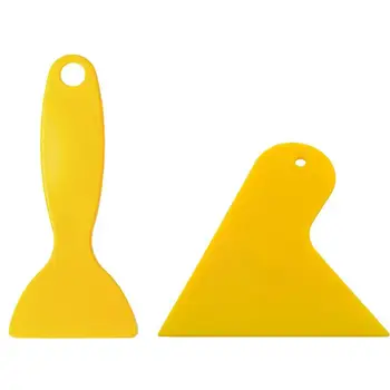 

Car Film Tools Yellow Scraper Plastic Car Light Film Triangle Scraper Glass Window Mobile Phone Film Small Scraper
