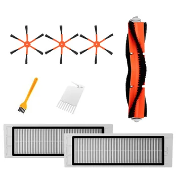 

1x Main Brush + 3x Side Brush + 2x HEPA Filter Suitable for Xiaomi Vacuum 2 Roborock S50 for Xiaomi Roborock Mi Robot Parts Filt