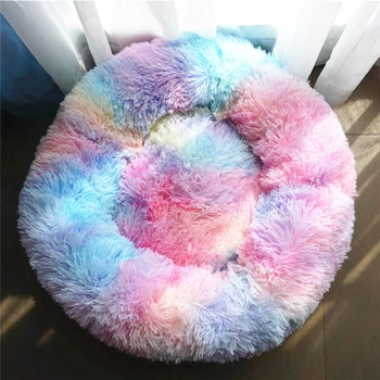 Dog Bed Super Soft Washable Long Plush Pet Kennel Deep Sleep Dog House Velvet Mats Sofa For Dog Basket Pet Cat Bed Buy Online 