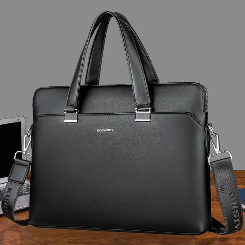 

Daishu Men's Bag Hand Shoulder Bag Briefcase Multi-functional Computer Bag