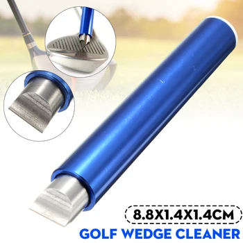 

U V Square Golf Club Sharpener Cleaner Perfect Re-Grooving Cleaning Tool Wedge Alloy Wedge Sharpening Cut Golf Training Aids