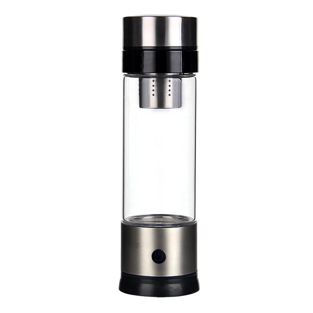 

Hydrogen-Rich Water Ionizer Maker Cup Generator Glass Bottle Mug USB Charging 400ml-420ml PAK55
