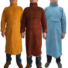 

High Quality Cowhide Welders Aprons Anti-Scalding Welding Apron Blacksmith High Temperature Apron Welder Protect Clothing