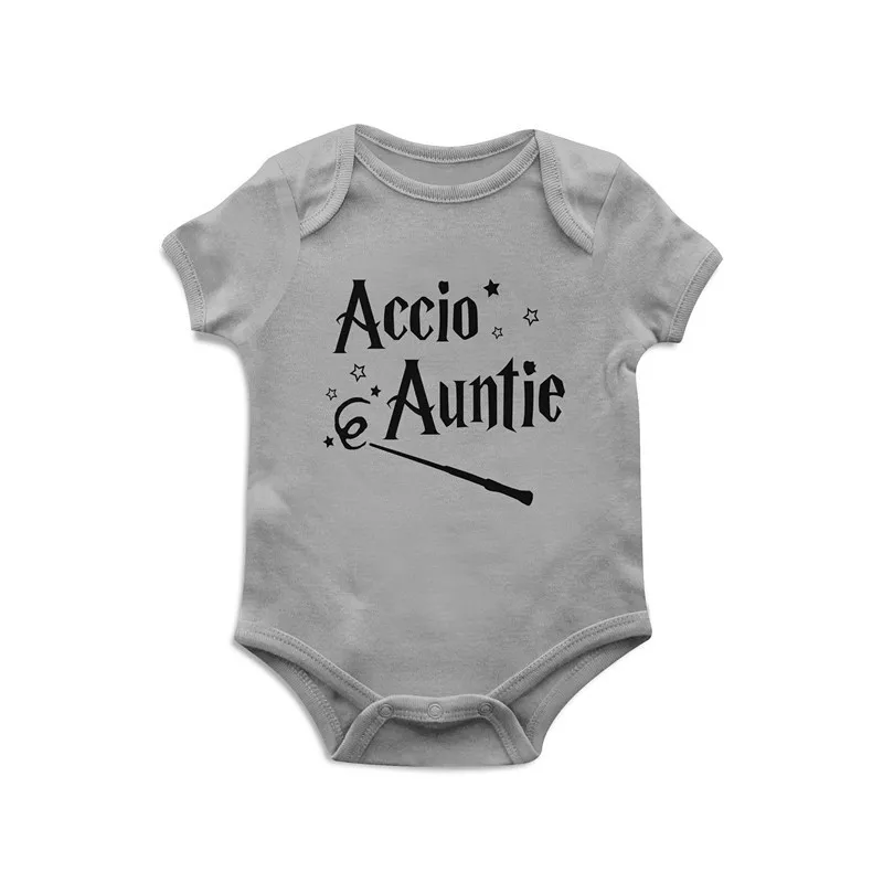 Серый Комбинезон для новорожденных Auntie, детская одежда с рисунком купальные костюмы Летний костюм-комбинезон для маленьких мальчиков и девочек верхняя одежда для детей от 0 до 24 месяцев - Цвет: Серый