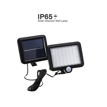 

Solar Wall Light 56/30 LEDs PIR Motion Sensor Nightlight Solar Lamp for Outdoor Garden Street Yard Path Sound Control split moun
