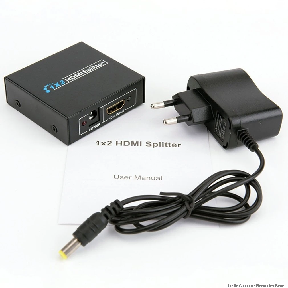 1x2 HDMI переключатель 1x2 HDMI разделитель Порт Автоматический коммутатор Поддержка 3D Full HD1080P для ПК HDTV DVD HDPS3 дропшиппинг