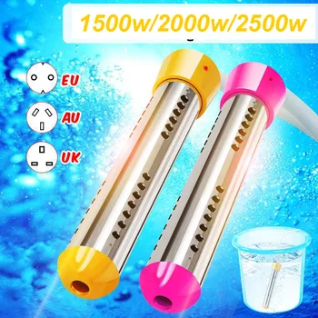 

220V 2500W Floating Electric Heater Boiler Water Heating Element Portable AU/EU/UK Immersion Suspension Bathroom Swimming Pool