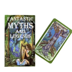 Mitos fantásticos e lendas tarô baralho jogo de tabuleiro multiplayer família festa jogo fortuna dizendo cartões oracle com guia livro