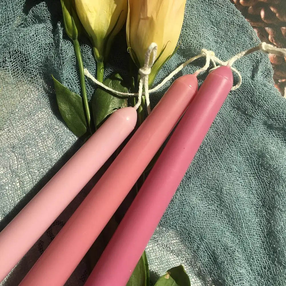 1pc Long Rod Shaped Plastic Candle Mould Model DIY Handmade Crafts Candle Making Molds for Wedding Family Party Decoration