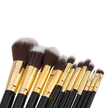 

Professional 12 Pcs Makeup Cosmetic Blush Brush Eyebrow Foundation Powder Brushes Set For Face Make Up Beauty Essentials Hot