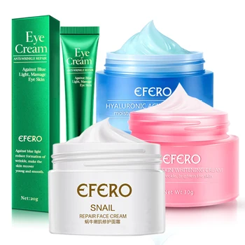 

Face Cream Snail Cream Whitening Cream Hyaluronic Acid Collagen Eye Serum Eye Bags Anti Wrinkle Freckles Whitening Face Care