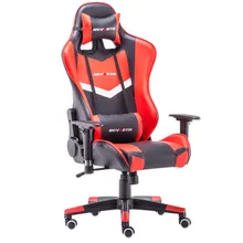 Reclining E-sports Game Chair Home Computer Host Internet Bar Competitive Lazy Armchair Swivel Reclining Soft Gaming Leather