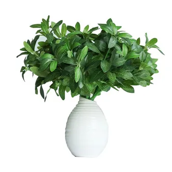 

10Pcs Fake Greenery Bunch 9.84" Length Simulation Corsvenor Momordica Fruit for Wedding Home Decorative Artificial Plants
