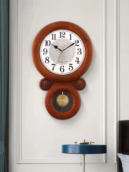 

Large Antique Wall Clocks Classic Decorative Pendulum Unique Wall Watch Simple Mute Loft Relogio Parede Home Decor