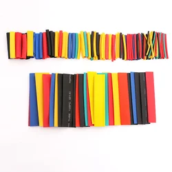 164 pçs/set tubo de psiquiatra de calor kit isolamento sleeving termoretractil poliolefina encolhendo sortido tubo de psiquiatra de calor cabo de fio