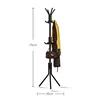175 x 45cm Metal Coat Rack Assembled Living Room Floor Hat Clothing Display Stand Home Furniture Multi Hooks Hanging Clothes 3
