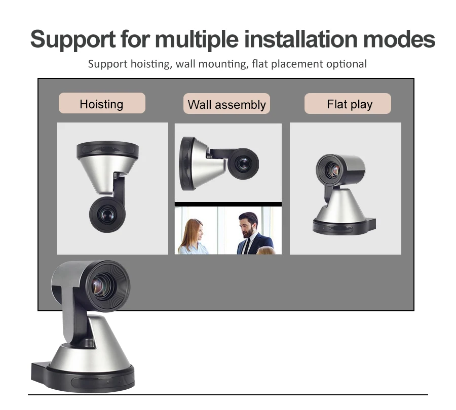 4MP HD Video Conference Camera 4X Optical Zoom USB Broadcast Multimedia WDR Rotatable Screen PTZ Camera 4MP HD Video Conference Camera 4X Optical Zoom USB Broadcast Multimedia WDR Rotatable Screen PTZ Camera