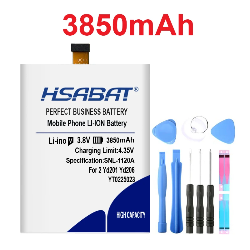 HSABAT YT0225023 3850 мА/ч, Батарея для Yotaphone 2 YD201 YD206 батареи