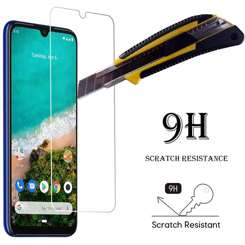 

Toughed Front Film for Xiaomi Mi A1 A2 A3 Lite Xiaomi Mi Tempered Glass Screen Protector Hard Glass for Xiaomi Mi CC9 CC9e 9H HD