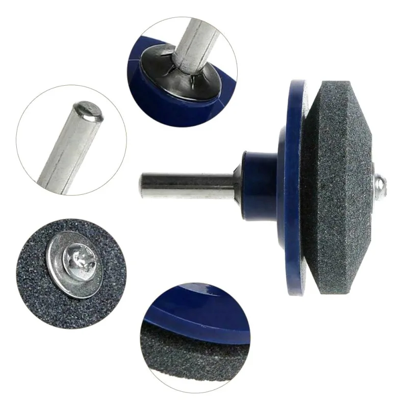 Grinding Drill Faster Blade Sharpener Lawn Mower Universal Grinding Rotary Drill Cuts Lawnmower Blade Sharpener Garden Tools