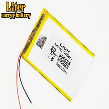 

3.7V,3200mAH 356595 (polymer lithium ion battery) Li-ion battery for tablet pc 7 inch 8 inch