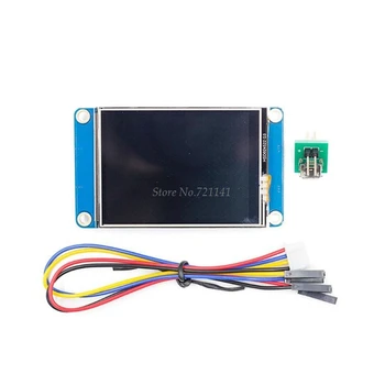 

English Nextion 2.4" TFT 320 x 240 Resistive Touch Screen USART UART HMI Serial LCD Module Display For Raspberry Pi 2 A+