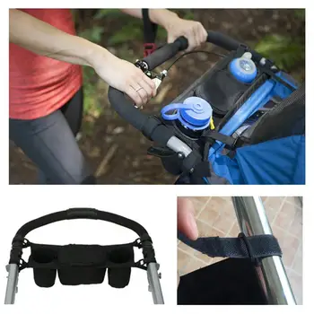 

Cloth Baby Stroller Organizer Baby Prams Carriage Bottle Cup Holder Bag for Pram Buggy Baby Stroller Accessories Wheelchair Bag