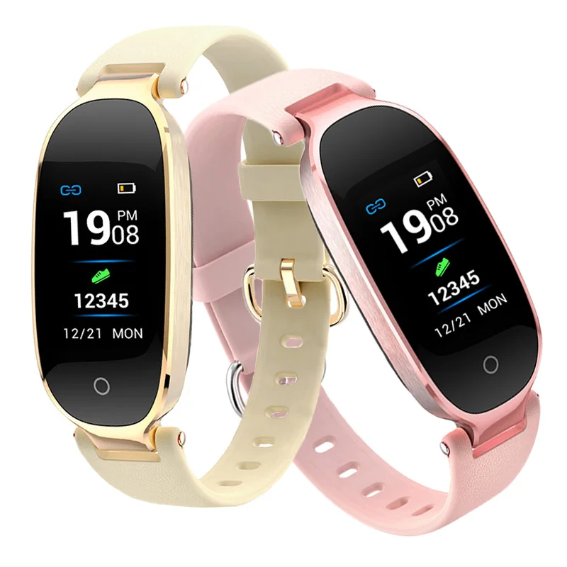 Спортивный женский смарт браслет S3plus фитнес с пульсометром шагомером для женщин