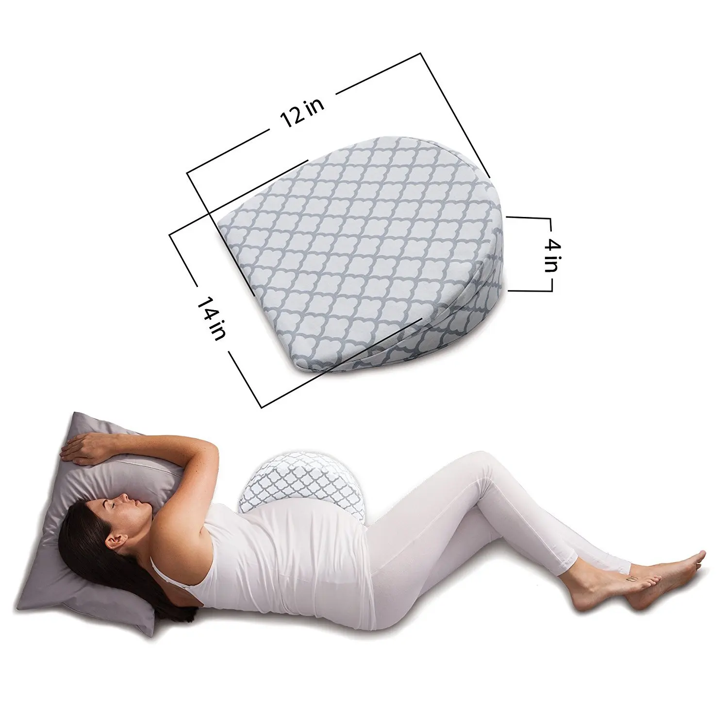 Многофункциональная подушка для спины для беременных с боковым сном, Детская противоплевная молочная подушка, съемная и Моющаяся