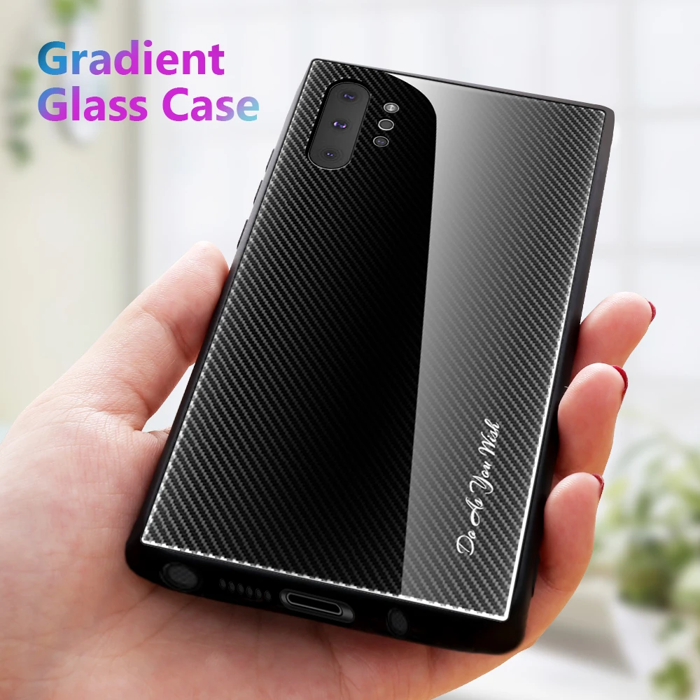 

Gradient Glass Case For Samsung Galaxy Note 10 Note10 Pro Note9 Note8 S10e S10 Plus A90 A80 A70 A30 A20 A10 A50 S8 S9 Plus Case