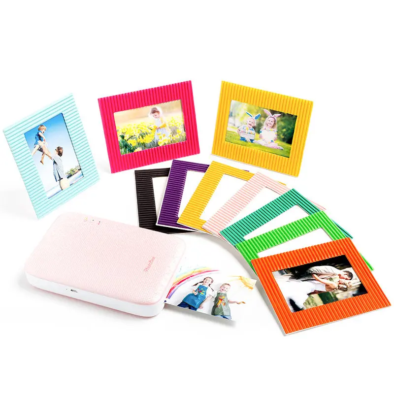 home color photo printer mini portable handheld photo printer inkless printing PhotoBee Photo Printer Android IOS Printers #R25 mini printer for stickers