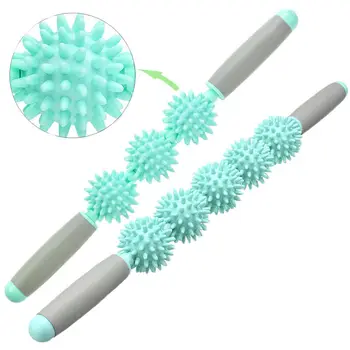 

High Quality Yoga Spiky Ball Trigger Point Muscle Therapy Stick Roller Spikey Massage Rolling