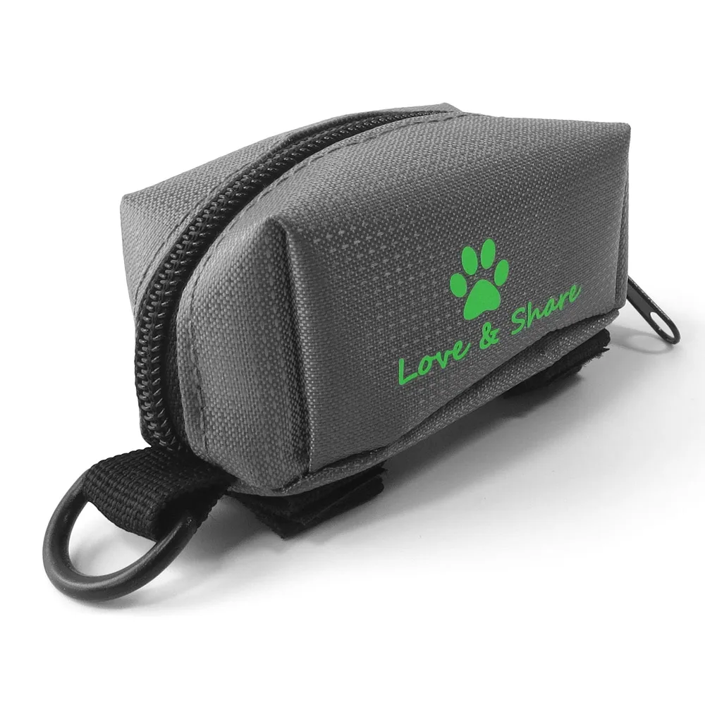 Hot Oxford Pet Dog Mini Travel Garbage Bag Holder Leash Attachment Refuse Dispenser for Dogs Cat Waste Poop Accessor | Дом и сад
