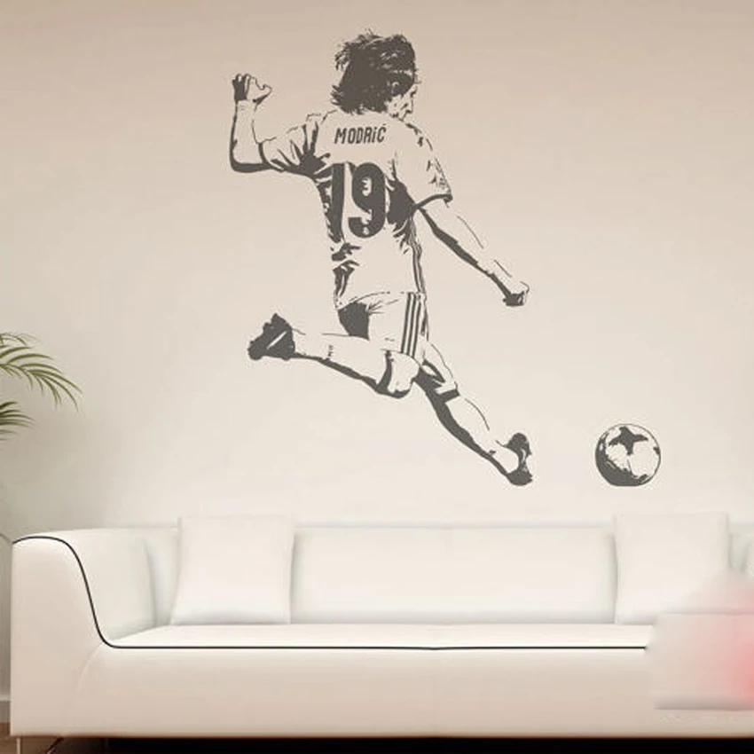 Luka Modric стенная наклейка Футбольная звезда рисунок Наклейка на стену гостиной