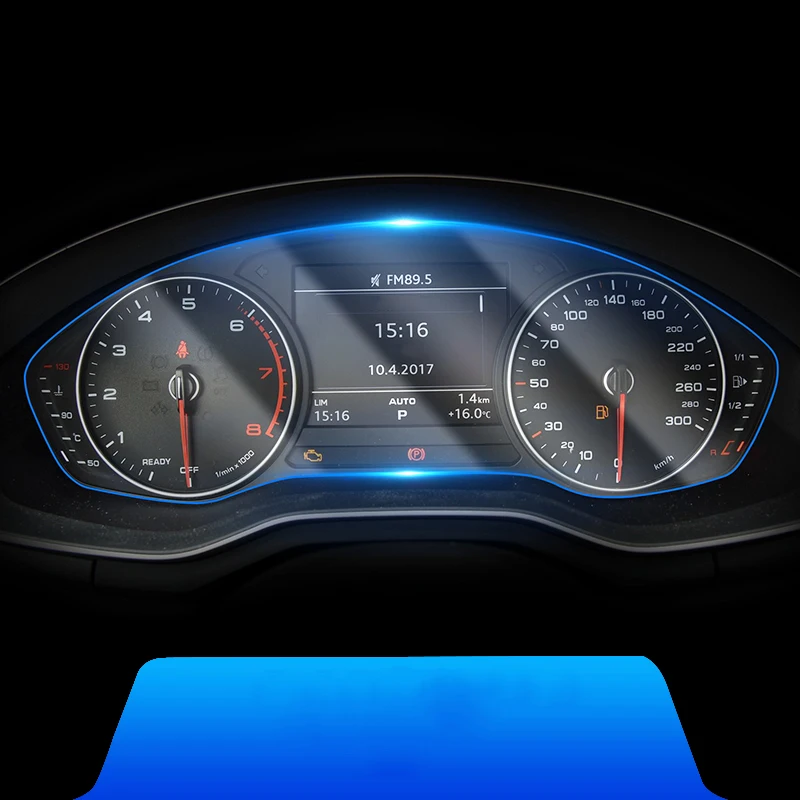 Lsrtw2017 прозрачная Автомобильная ЖК-дисплей приборной панели защитная пленка на экран с высоким разрешением для audi Q5 2013 2012-2009 sq5 - Название цвета: 2017-2020 type 2