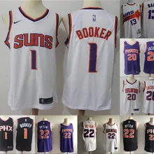А+++ Феникс Мужская футболка#1 DEWIN Booker 20 Josh Jackson 22 DeAndre Ayton 34 Charles Barkley