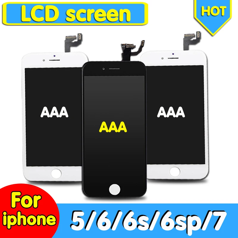 

Lifetime Assurance AAAAA LCD Display For iPhone 5 6 7 Screen Digitizer Assembly For iPhone 6S 6SPlus + Gift