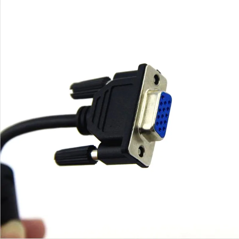 1000pcs 1m black one for two terminal data cable PH2 0 2X5 to PH2 0 1X4 4