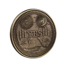 Да/Нет Ouija готическое решение о предсказании монета все глаза или Ангел Смерти никель сша Морган доллар Монета