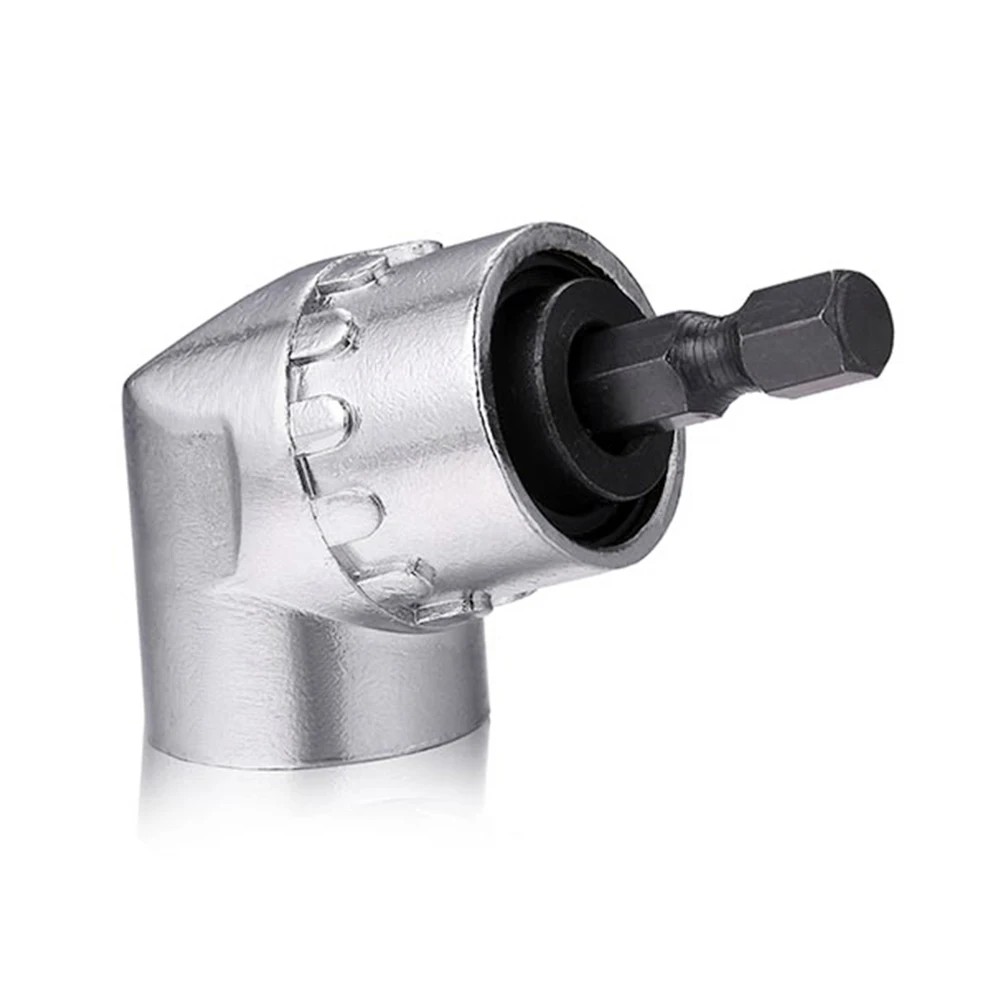 

105 Degree Right Angle Driver Angle Extension Power Screwdriver Drill Attachment 1/4inch Hex Bit Socket Holder Adapter