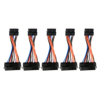 

5PCS ATX 24 Pin to 14 Pin Power Supply Cable Cord 18AWG Wire Adapter Cable For Lenovo IBM Dell Q77 B75 A75 Q75