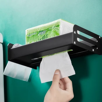 

Cover Creative Square Tissue Box Holder Wall-mounted Toilet Tissue Holder Porta Tovaglioli Cute Tissue Holder Kitchen KK60ZJ