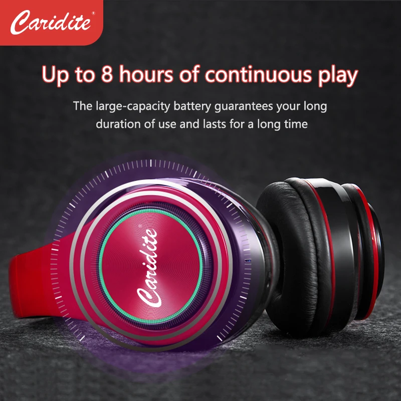 Caridite Hot Sale Bluetooth Headphone Wireless Deep Bass B3 Gaming Anchor Use Wireless Headband Mobile Phone Bluetooth Earphone
