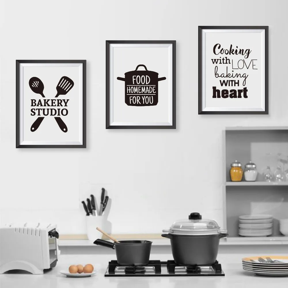 Cooking-With-Love-Kitchen-Quote-Wall-Art-Prints-And-Poster-Baking-With-Heart-Canvas-Painting-Wall (4)
