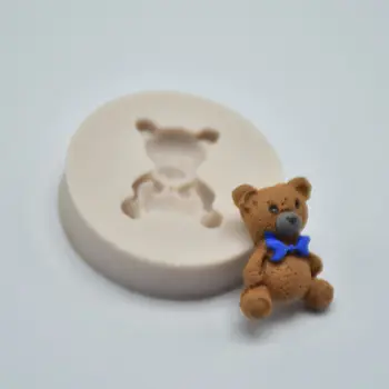 

Bear Silicone Mold 1PC Mini Fondant Mold DIY Fondant Chocolate Cookie Gumpaste Mold Soap mold Cake Decorating Tools