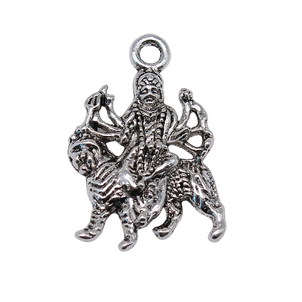 WYSIWYG 5 шт. 19x28 мм индийская голынка Shiva шармы для изготовления ювелирных изделий