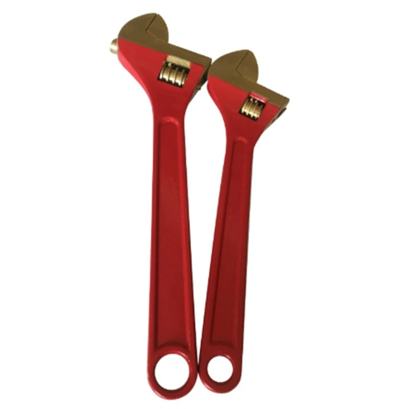 

2Pcs Bronze Manual Explosion-Proof Wrench Petroleum and Petrochemical Special Explosion-Proof Tool Open End Wrench