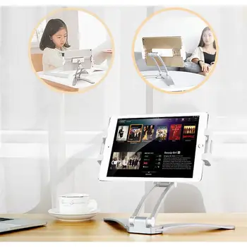 

1pc Multifunction Adjustable Phone Tablet Holder Phone Bracket Desktop Mobile Wall Mounted Lazy Stand for iPad