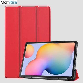 

For Samsung Galaxy Tab S6 Lite 10.4 Case SM-P610 SM-P615 Magnetic TriFold Leather Cover Luxury Tablet Stand Shock Proof Shell